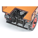 Modellauto 1:18 Mercedes-Benz Unimog 401 mit Westfalia-cabine Braun Schuco