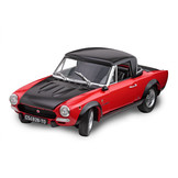 Schaalmodel 1:18 Fiat Spider CSA 1972 rood/zwart Sunstar
