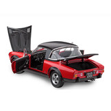 Schaalmodel 1:18 Fiat Spider CSA 1972 rood/zwart Sunstar