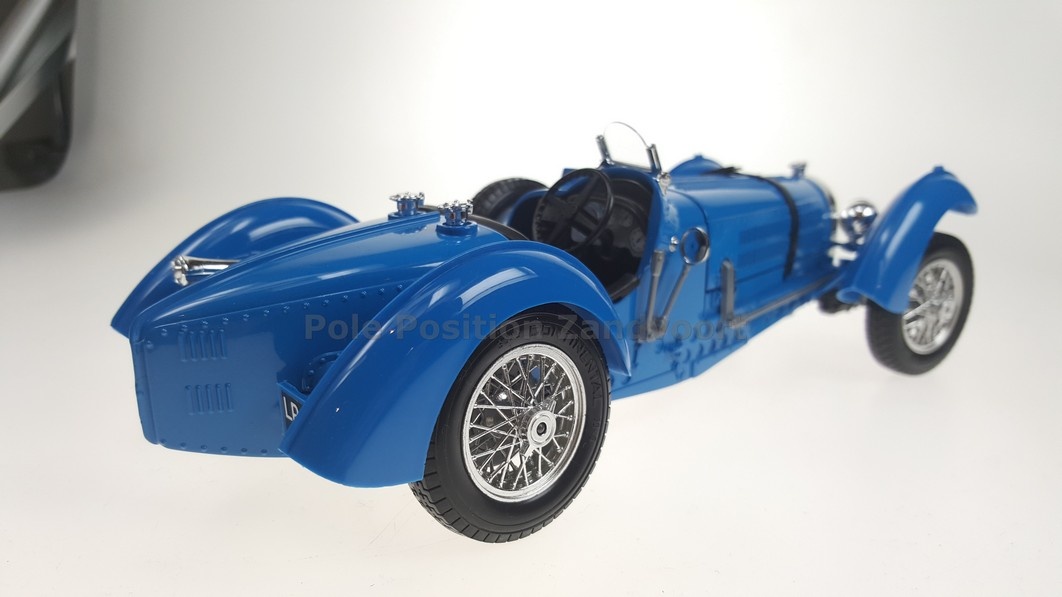 Schaalmodel 1:18 Bugatti T59 Blauw Bburago