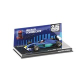 Schaalmodel 1:43 Sauber Ferrari C16 Michael Schumacher - Test Fiorano 12 september 1997  Minichamps