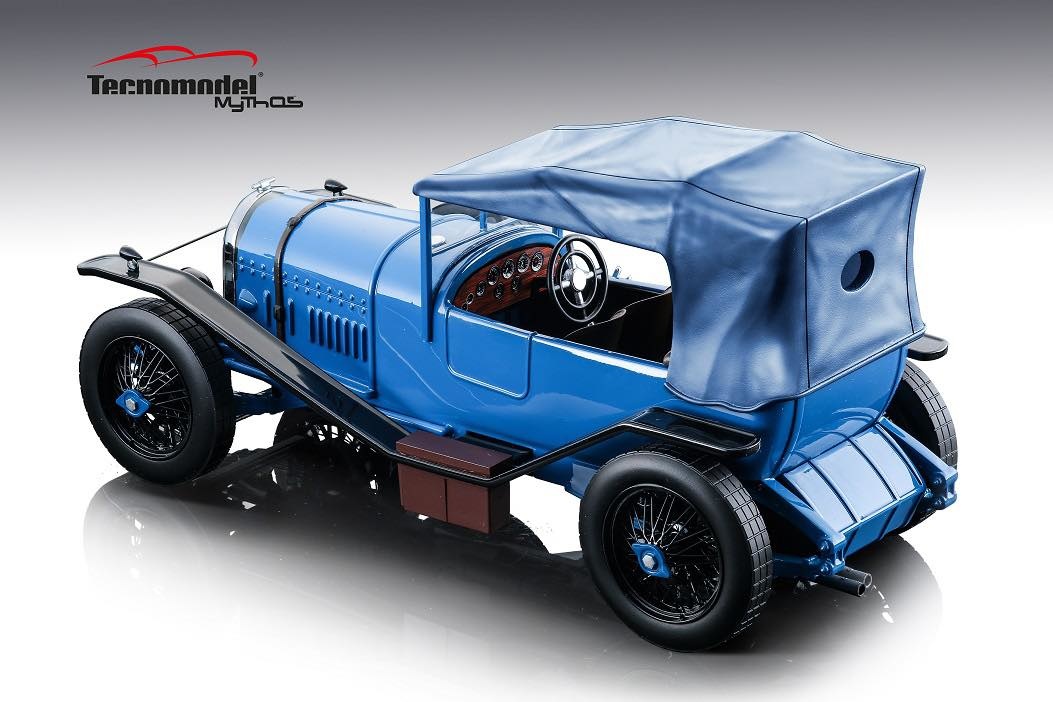 Schaalmodel 1:18 Bentley 3L Street Version 1924 With Rooftop Tecnomodel