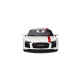 Schaalmodel 1:18 Audi R8 RWS white & red stripe GT Spirit