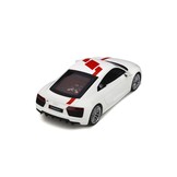 Schaalmodel 1:18 Audi R8 RWS white & red stripe GT Spirit