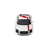 Schaalmodel 1:18 Audi R8 RWS white & red stripe GT Spirit