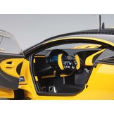 Schaalmodel 1:18 Bugatti Vision Gran Turismo 2015 Giallo Midas / Black Carbon Autoart