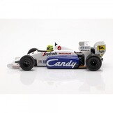 Schaalmodel 1:18 Toleman Hart TG184 #19 Ayrton Senna, Monaco GP 1984 Minichamps