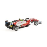 Schaalmodel 1:18 Dallara Mercedes F317 #4 Mick Schumacher  'European Champion 2018' Minichamps