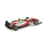 Schaalmodel 1:43 Dallara Mercedes F317 #4 Mick Schumacher 2018 Minichamps