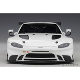 Schaalmodel 1:18 Aston Martin Vantage GTE Le Mans Pro 2018 Plain Body White Autoart