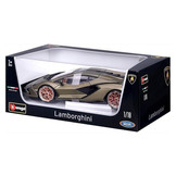Schaalmodel 1:18 Lamborghini Sián FKP 37 Mat groen Bburago