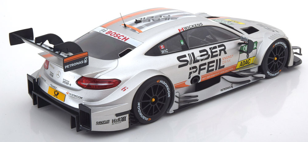 Schaalmodel 1:18 Mercedes-AMG C63 DTM #6 Robert Wickens 2016 AutoCult