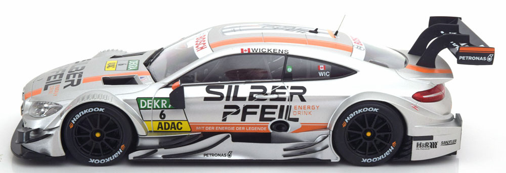 Schaalmodel 1:18 Mercedes-AMG C63 DTM #6 Robert Wickens 2016 AutoCult