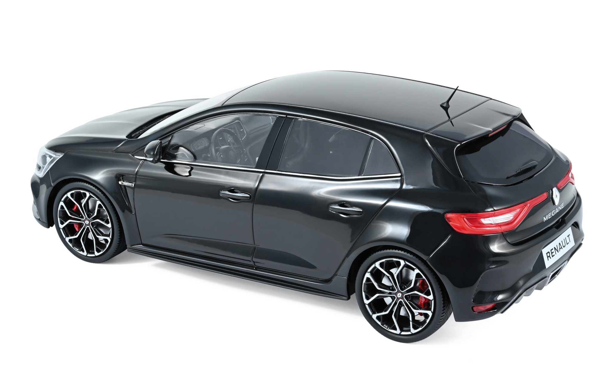 Schaalmodel 1:18 Renault Megane R.S. 2017 Zwart Norev