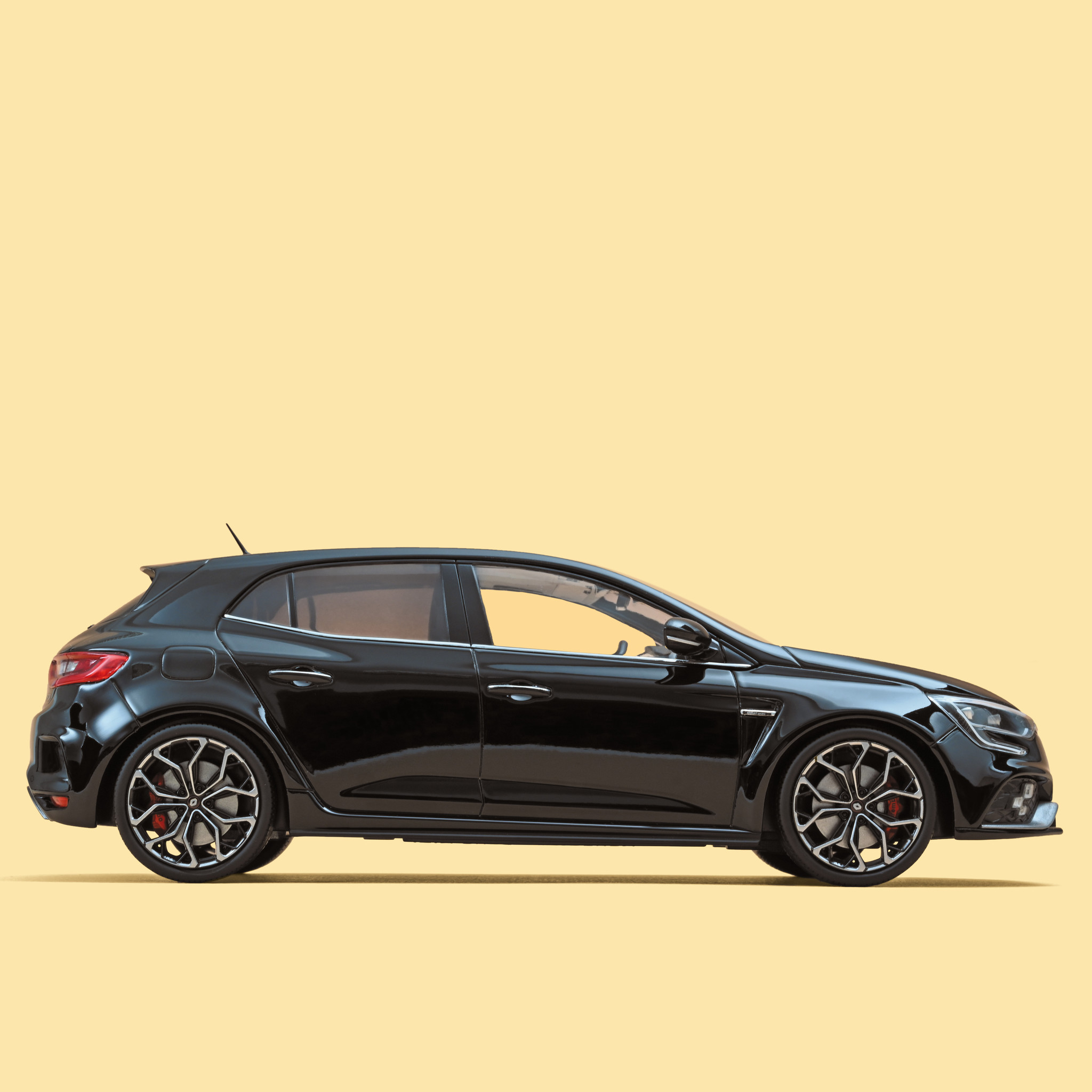 Schaalmodel 1:18 Renault Megane R.S. 2017 Zwart Norev