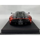 Schaalmodel 1:18 Koenigsegg Regera Ghost Package Candy Apple Red & Carbon FrontiArt