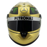 Helmet 1:2 Michael Schumacher Spa 2011 Gold Schuberth