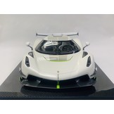 Schaalmodel 1:8 Koenigsegg Jesko 'Pearl White' Autosalon Genève 2019 FrontiArt
