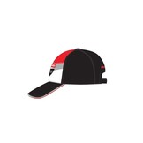Ducati Badge Patch Tricolor Front Baseball Cap Schwarz