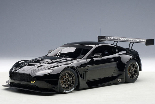 Schaalmodel 1:18 Aston Martin V12 Vantage GT3 Zwart Autoart