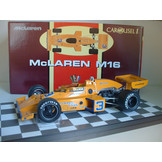 Scalemodel 1:18 McLaren M16 Johnny Rutherford #3 Winner Indianapolis 500 1974 Carousel