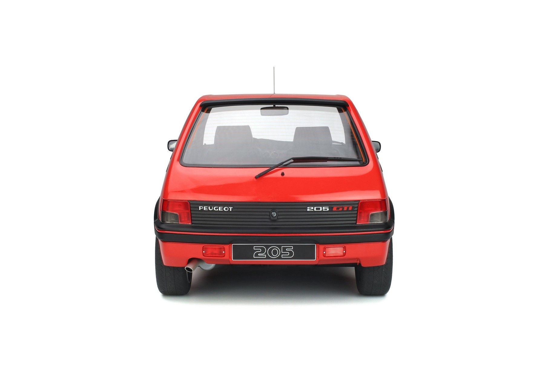 Modellauto 1:8 Peugeot 205 GTI 1.9L Rouge Vallelunga GT Spirit