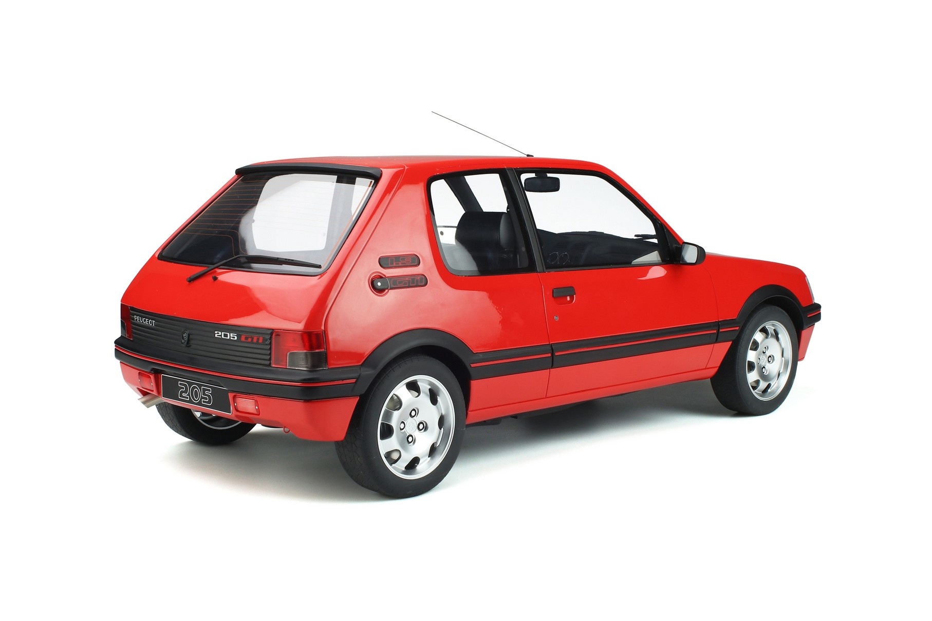 Modellauto 1:8 Peugeot 205 GTI 1.9L Rouge Vallelunga GT Spirit