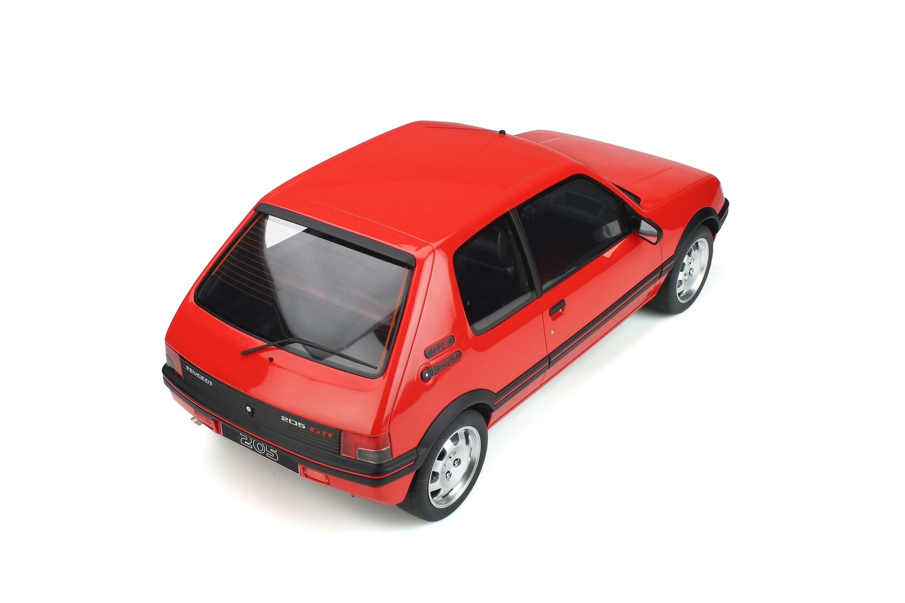 Modellauto 1:8 Peugeot 205 GTI 1.9L Rouge Vallelunga GT Spirit