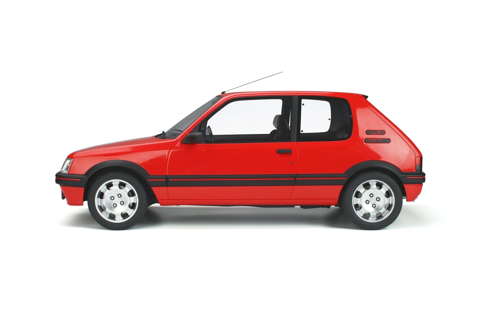 Modellauto 1:8 Peugeot 205 GTI 1.9L Rouge Vallelunga GT Spirit