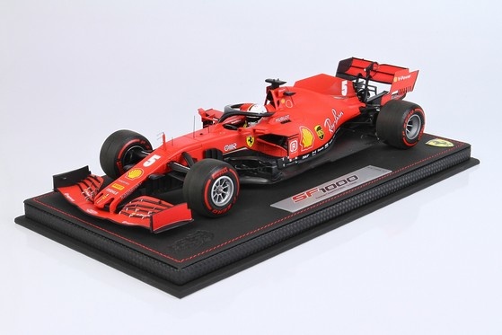 Schaalmodel 1:18 Scuderia Ferrari SF1000, #5 Sebastian Vettel 2020 Austrian GP BBR Models - Copy