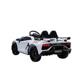 Lamborghini Aventador SVJ  Kinderauto Wit Siva