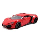 Schaalmodel 1:18 W Motors Lykan Hypersport 'Fast & Furious' - Met figuur Jada Toys