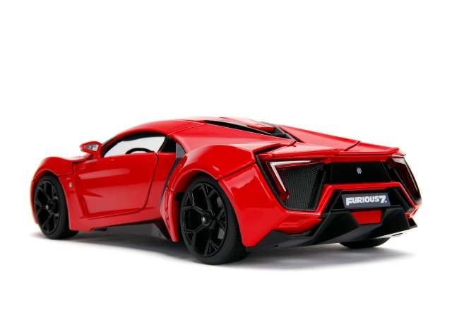 Schaalmodel 1:18 W Motors Lykan Hypersport 'Fast & Furious' - Met figuur Jada Toys