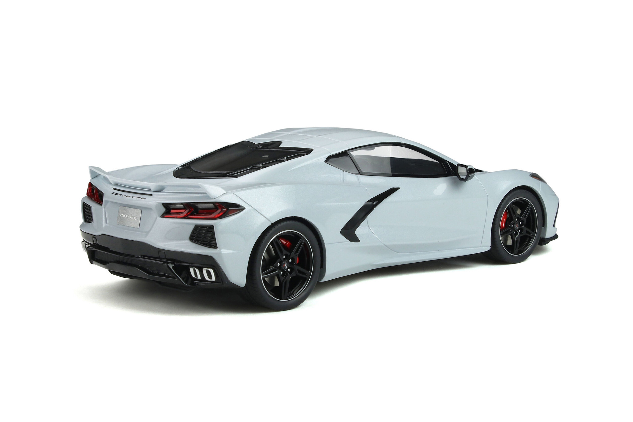 Schaalmodel 1:18 Chevrolet Corvette C8 2020 Ceramic Gray GT Spirit