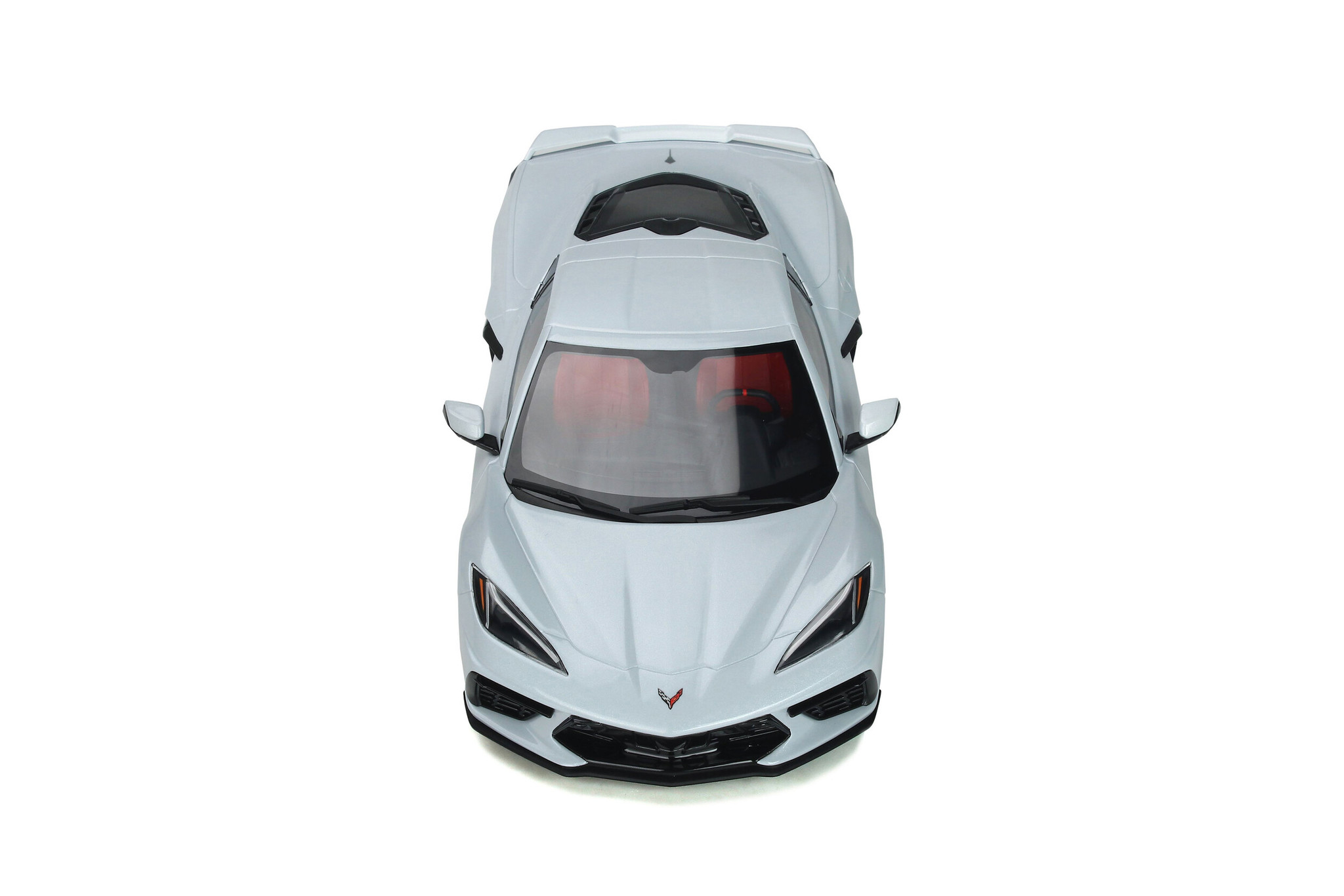 Schaalmodel 1:18 Chevrolet Corvette C8 2020 Ceramic Gray GT Spirit