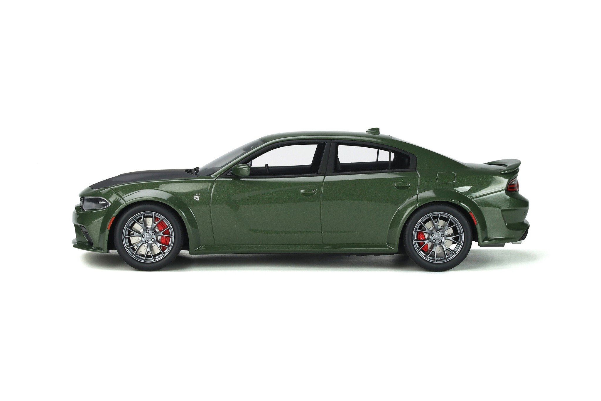 Modellauto 1:18 2020 Dodge Charger Hellcat Widebody F8 'Green' GT Spirit