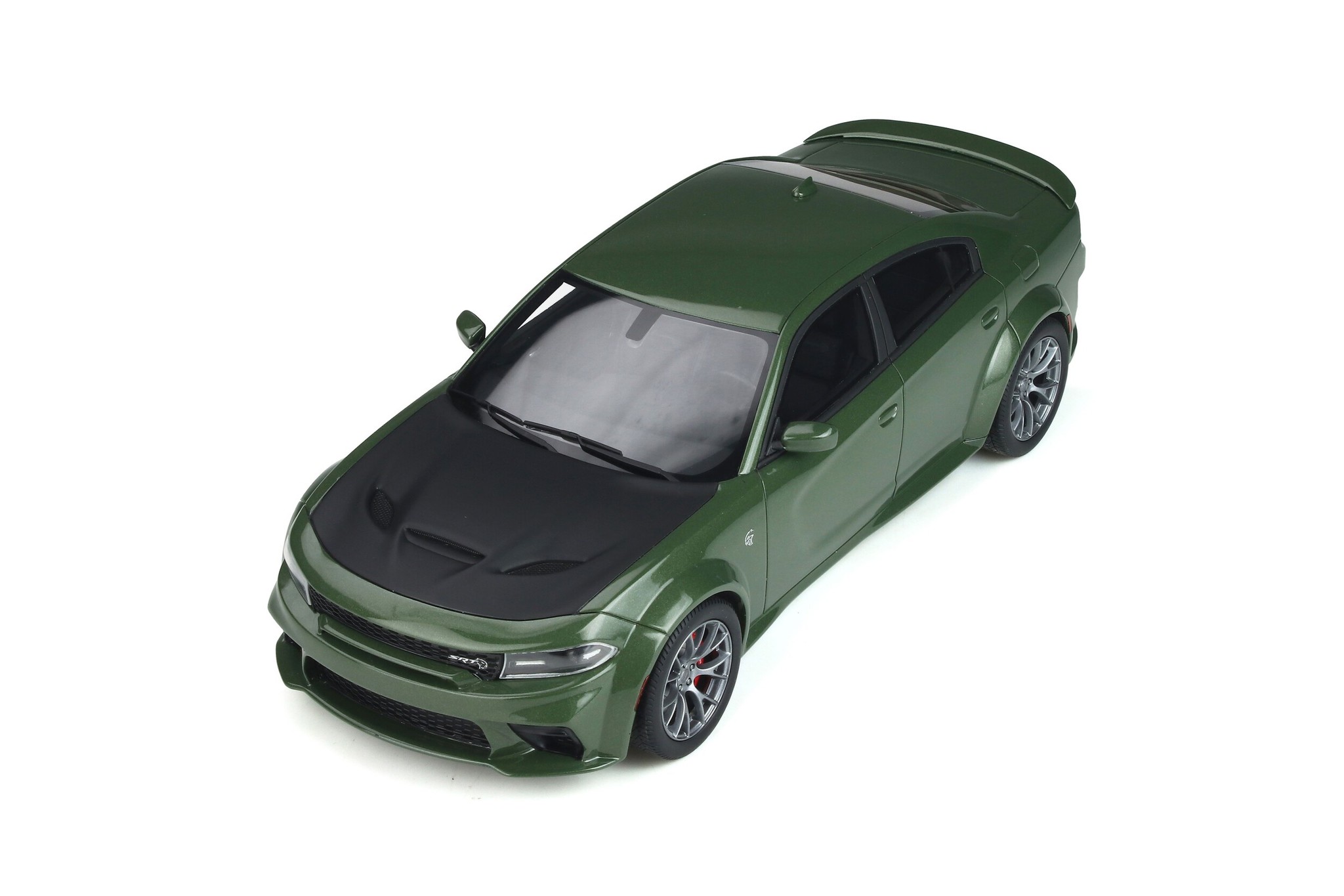Scalemodel 1:18 2020 Dodge Charger Hellcat Widebody F8 'Green' GT Spirit