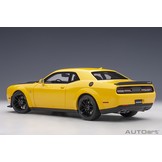 Schaalmodel 1:18 Dodge Challenger SRT Hellcat Widebody 'Yellow' Autoart