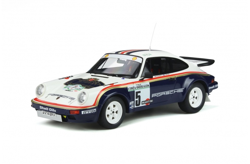 Modellauto 1:18 Set Porsche Rally 1000 Pistes 1985: VW LT35 & Porsche 911 SC RS OttoMobile
