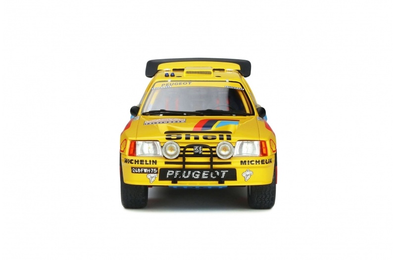 Schaalmodel 1:18 Peugeot 205 Grand Raid Dakar 1987 Ari Vatanen OttoMobile