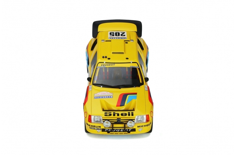 Schaalmodel 1:18 Peugeot 205 Grand Raid Dakar 1987 Ari Vatanen OttoMobile