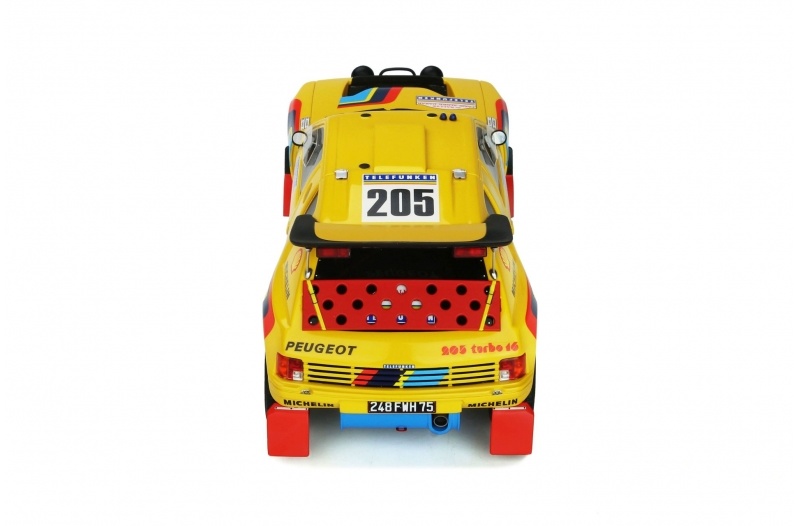 Modellauto 1:18 Peugeot 205 Grand Raid Dakar 1987 Ari Vatanen OttoMobile