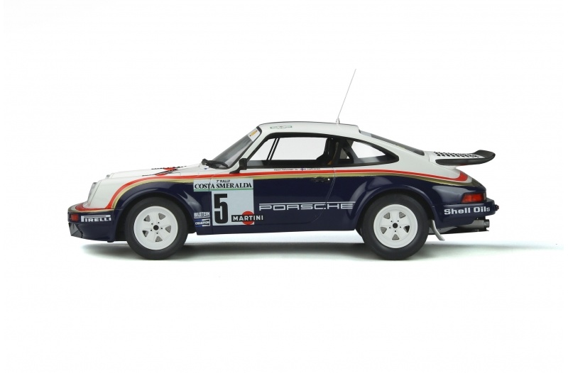Schaalmodel 1:18 Porsche 911 SC RS Rally Costa Smerald OttoMobile