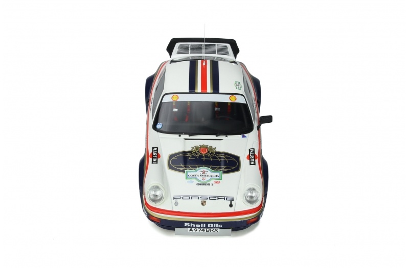 Schaalmodel 1:18 Porsche 911 SC RS Rally Costa Smerald OttoMobile
