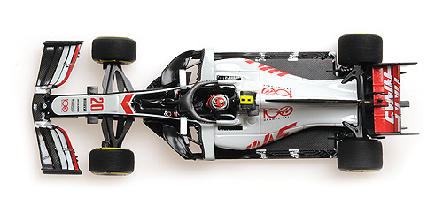 Modellauto 1:43 Haas F1 Team VF-20 - #20 Kevin Magnussen '2020 Abu Dhabi GP Last Race' Minichamps