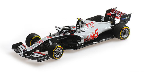 Schaalmodel 1:43 Haas F1 Team VF-20 - #20 Kevin Magnussen '2020 Abu Dhabi GP Last Race' Minichamps