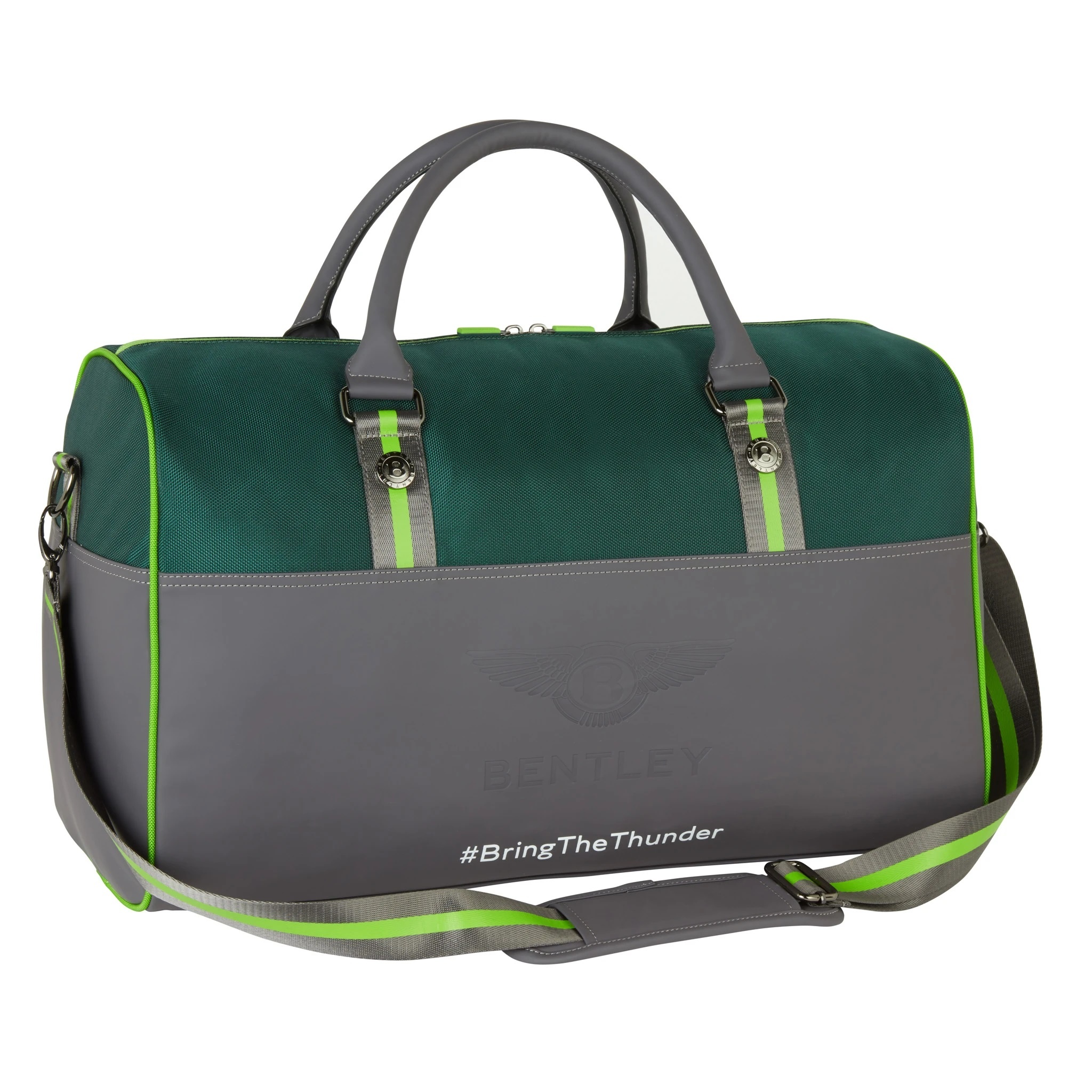 Bentley Weekend Bag Green/Grey