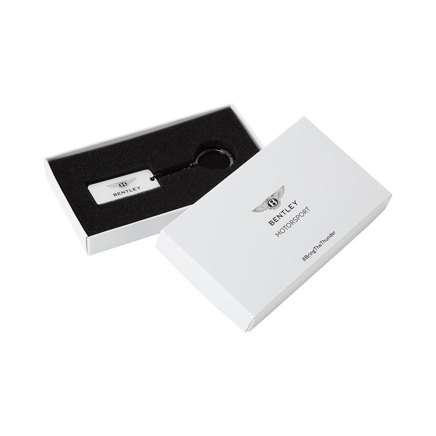Bentley Premium Keyring Black/White