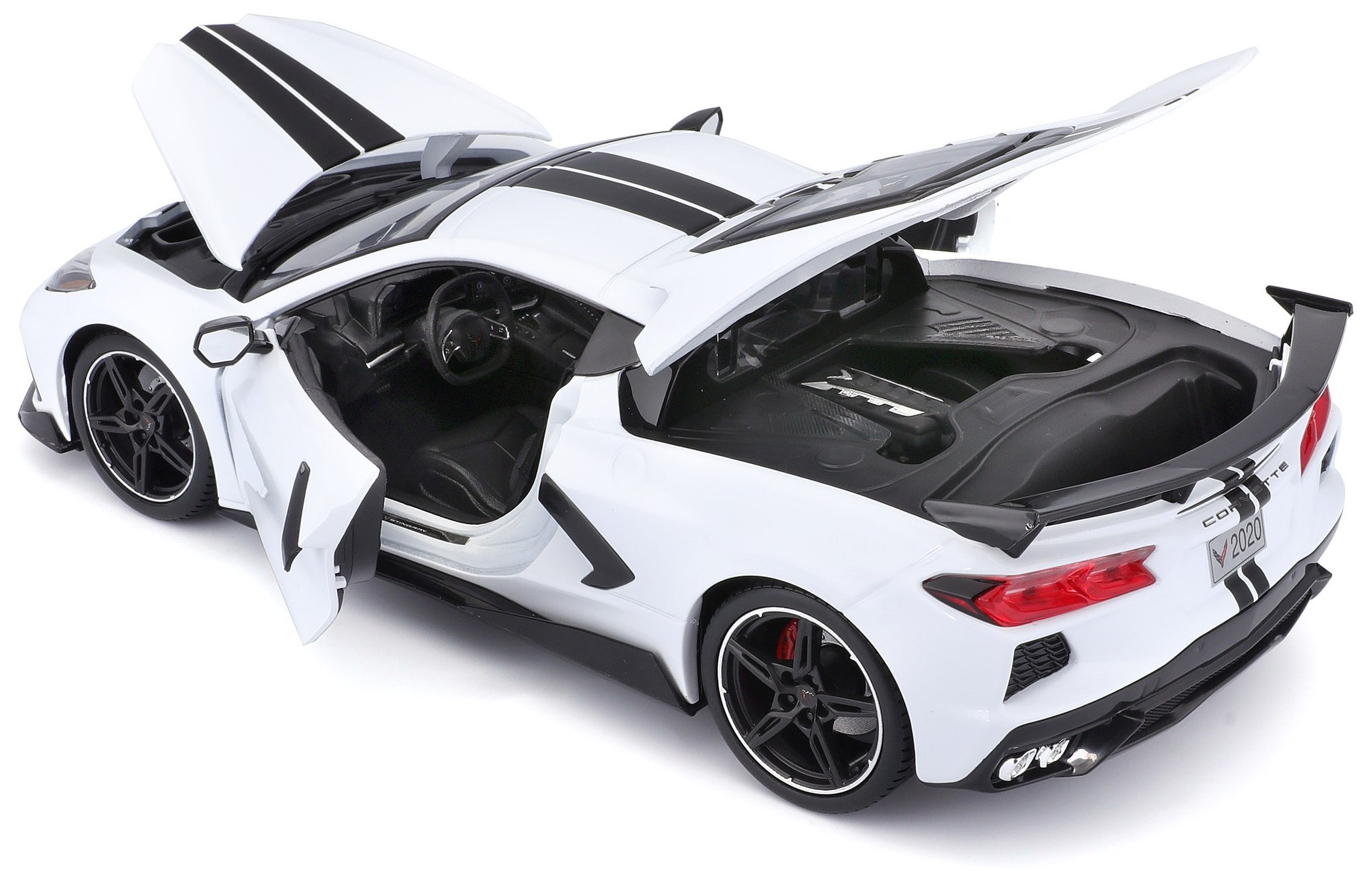 1:18 Chevrolet Corvette Stingray C8 2020 Weiß