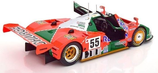 1:18 Mazda 787B #55 Groen/Oranje CMR